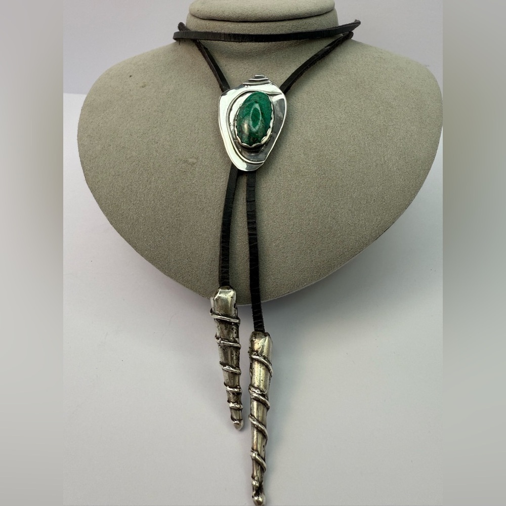 Antique hand made sterling silver bolo - Picture 10 of 10
